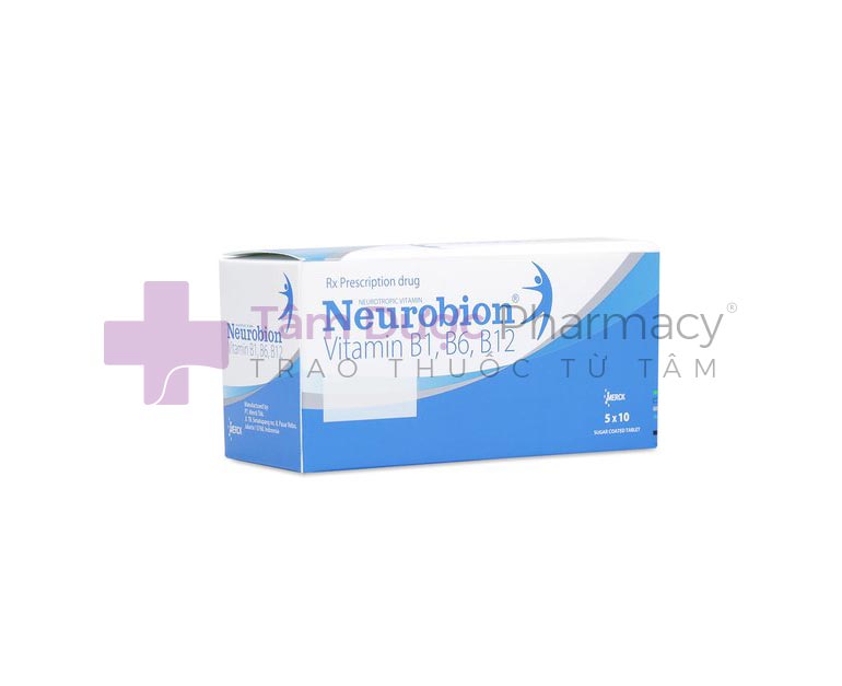 THUỐC ĐIỀU TRỊ RỐI LOẠN THẦN KINH NGOẠI VI NEUROBION (5 VỈ X 10 VIÊN ...