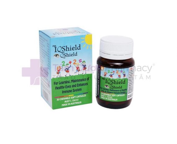 IQShield - Thuốc bổ mắt, giúp tăng cường sức khỏe hệ miễn dịch, mắt và hệ thần kinh ở trẻ em.
