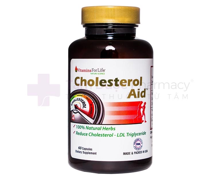 Viên Uống Hỗ Trợ Giảm Mỡ Máu Cholesterol Aid Vitamins For Life 60 Viên -  Nhà Thuốc Tâm Dược